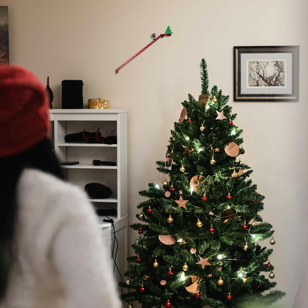 Calendario navideño escalera Santa