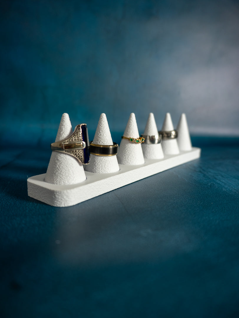 Porta anillos moderno de 6 puestos